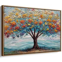 Quadro Árvore da Vida em Espirais de Luz Quadro Árvore da Vida em Espirais de Luz