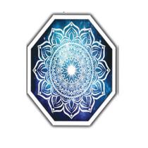 Quadro arvore da vida placa decorativa mandala em mdf oitavado 30cm