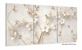 Quadro Árvore Flores Cerejeiras Brancas Para Sala Quarto120x60 Quadro Árvore Flores Cerejeiras Brancas Para Sala Quarto120x60