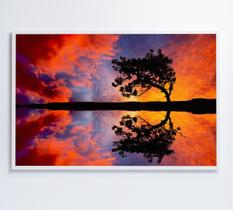 Quadro árvore por do sol Quadro árvore por do sol