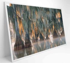Quadro Árvores de Ciprestes no Lago Martin