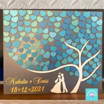Quadro assinaturas casamento
