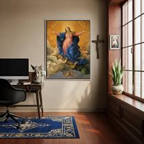 Quadro Assunção Da Virgem Maria Mãe De Jesus - 70X50Cm