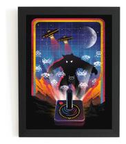 Quadro Atari Game Retro Arte Poster Moldurado