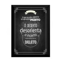 Quadro Auto Ajuda Reflexão Inspiração Motivação 42x29cm Quadro Auto Ajuda Reflexão Inspiração Motivação 42x29cm
