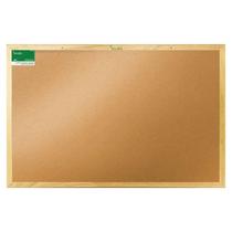 Quadro Aviso Moldura Madeira Cortica Standard 090X060Cm
