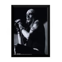 Quadro Axl Rose Banda Guns N' Roses Foto Poster Moldurado