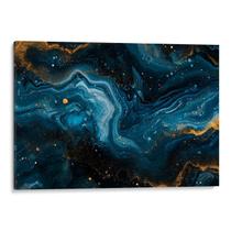 Quadro Azul do Universo em Constante Expansão