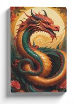 Quadro Azulejo 30x40 parede ou Mesa Dragão Oriental Esmeralda Quadro Azulejo 30x40 parede ou Mesa Dragão Oriental Esmeralda