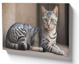 Quadro Azulejo 30x40 parede ou Mesa Gato Egípcio