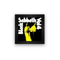 Quadro azulejo com moldura Black Sabbath VOL4 Quadro azulejo com moldura Black Sabbath VOL4