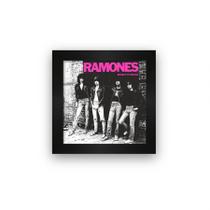 Quadro azulejo com moldura Ramones Rock to Russia Quadro azulejo com moldura Ramones Rock to Russia