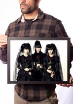 Quadro Banda Babymetal Kawaii Suzuka Yui Moa Japão Geek