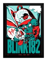 Quadro Banda Blink 182 Arte Poster Moldurado 42x29 Cm Quadro Banda Blink 182 Arte Poster Moldurado 42x29 Cm