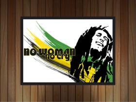 Quadro Banda Bob Marley Decorações Com Moldura P06 - Vital Quadros Do Brasil