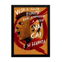 Quadro Banda Cólera Punk Rock Águia Filhote Moldura 42x29cm Quadro Banda Cólera Punk Rock Águia Filhote Moldura 42x29cm