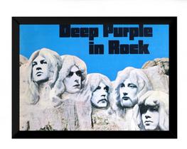 Quadro Banda Deep Purple In Rock Arte Poster Moldurado