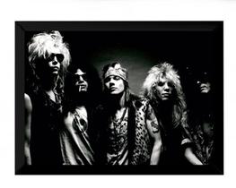 Quadro Banda Guns N' Roses Rock Foto Poster Moldurado