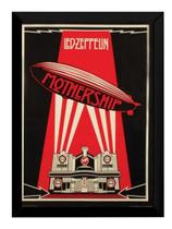Quadro Banda Led Zeppelin Rock Moldura 42x29cm