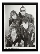 Quadro Banda Misfits Horror Punk Danzig Poster Com Moldura