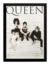 Quadro Banda Queen Rock Moldura 42x29cm
