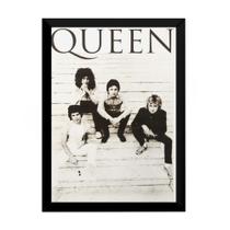 Quadro Banda Queen Rock Poster Moldurado Quadro Banda Queen Rock Poster Moldurado