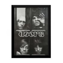 Quadro Banda Rock The Doors Poster Moldurado