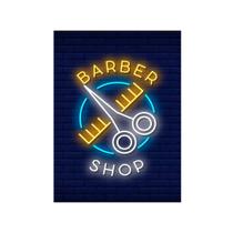 Quadro Barbearia Corte Salão Masculino Barber Shop 28x40cm Quadro Barbearia Corte Salão Masculino Barber Shop 28x40cm