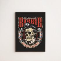 Quadro Barber Shop Los Angeles 24x18cm Quadro Barber Shop Los Angeles 24x18cm
