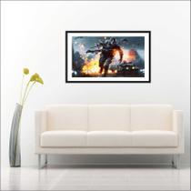 Quadro Battlefield Game Jogos Decorações TT02