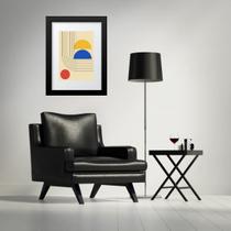 Quadro Bauhaus Cores Primárias - 60x48cm Quadro Bauhaus Cores Primárias - 60x48cm