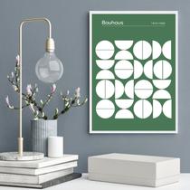 Quadro Bauhaus Green Modern Poster 45x34cm Quadro Bauhaus Green Modern Poster 45x34cm