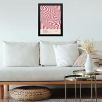 Quadro Bauhaus Pink Poster - Hypnotic Silk 33X24Cm Quadro Bauhaus Pink Poster - Hypnotic Silk 33X24Cm