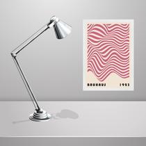 Quadro Bauhaus pink poster - Wall Wave 24x18cm