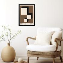 Quadro Bauhaus poster - Descending Blocks 45x34cm Quadro Bauhaus poster - Descending Blocks 45x34cm