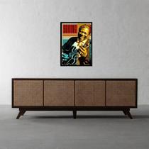 Quadro Bb King Pop Art 24X18Cm