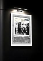 Quadro Bee Gees One D C/ Vidro e Moldura Tam:A4 Quadro Bee Gees One D C/ Vidro e Moldura Tam:A4