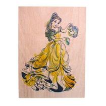 Quadro Bela Princesa Disney Aquarela Quadro Bela Princesa Disney Aquarela