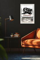 Quadro Belvedere Fast Forward Eats the Tape com Vidro e Moldura Branca Tamanho:21cm x 30cm (A4) Quadro Belvedere Fast Forward Eats the Tape com Vidro e Moldura Branca Tamanho:21cm x 30cm (A4)