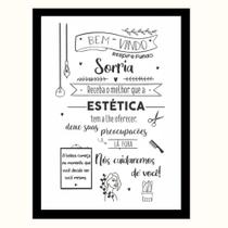 Quadro"Bem Vindo Respire Fundo Sorria Receba O melhor ." Quadro"Bem Vindo Respire Fundo Sorria Receba O melhor ."