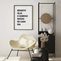 Quadro Bendito Seja O Sorriso - 60x48cm