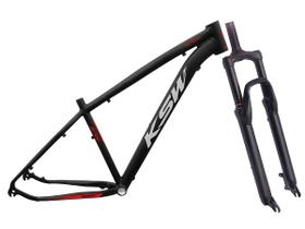 Quadro Bicicleta MTB 29 KSW XLT100 + Suspensão Aro 29 80mm