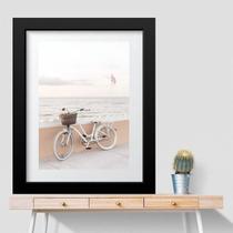 Quadro Bicicleta Na Praia - 60X48Cm