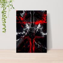 Quadro Black Clover Anime A4 Placa MDF 02