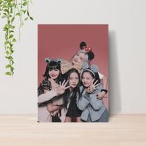 Quadro Black Pink Kpop A4 Placa MDF 13