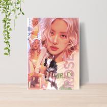 Quadro Black Pink Kpop A4 Placa MDF 18