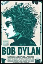 Quadro Bob Dylan Rock Moldura 42x29cm