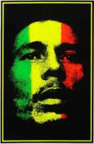 Quadro Bob Marley Rasta Reaggae Music Moldura 42x29cm