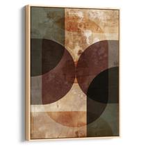 Quadro Boho Geometria Atemporal em Tons Terrosos