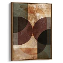Quadro Boho Geometria Atemporal em Tons Terrosos Quadro Boho Geometria Atemporal em Tons Terrosos